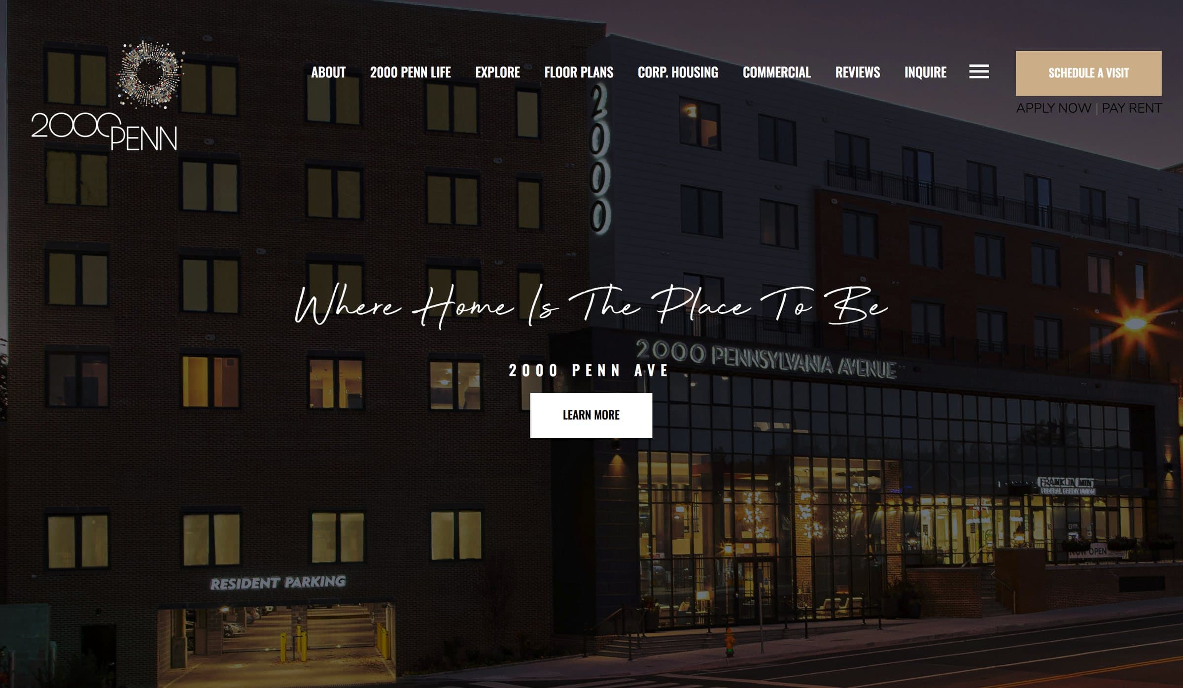 2000 Penn — Brand, campaign & web